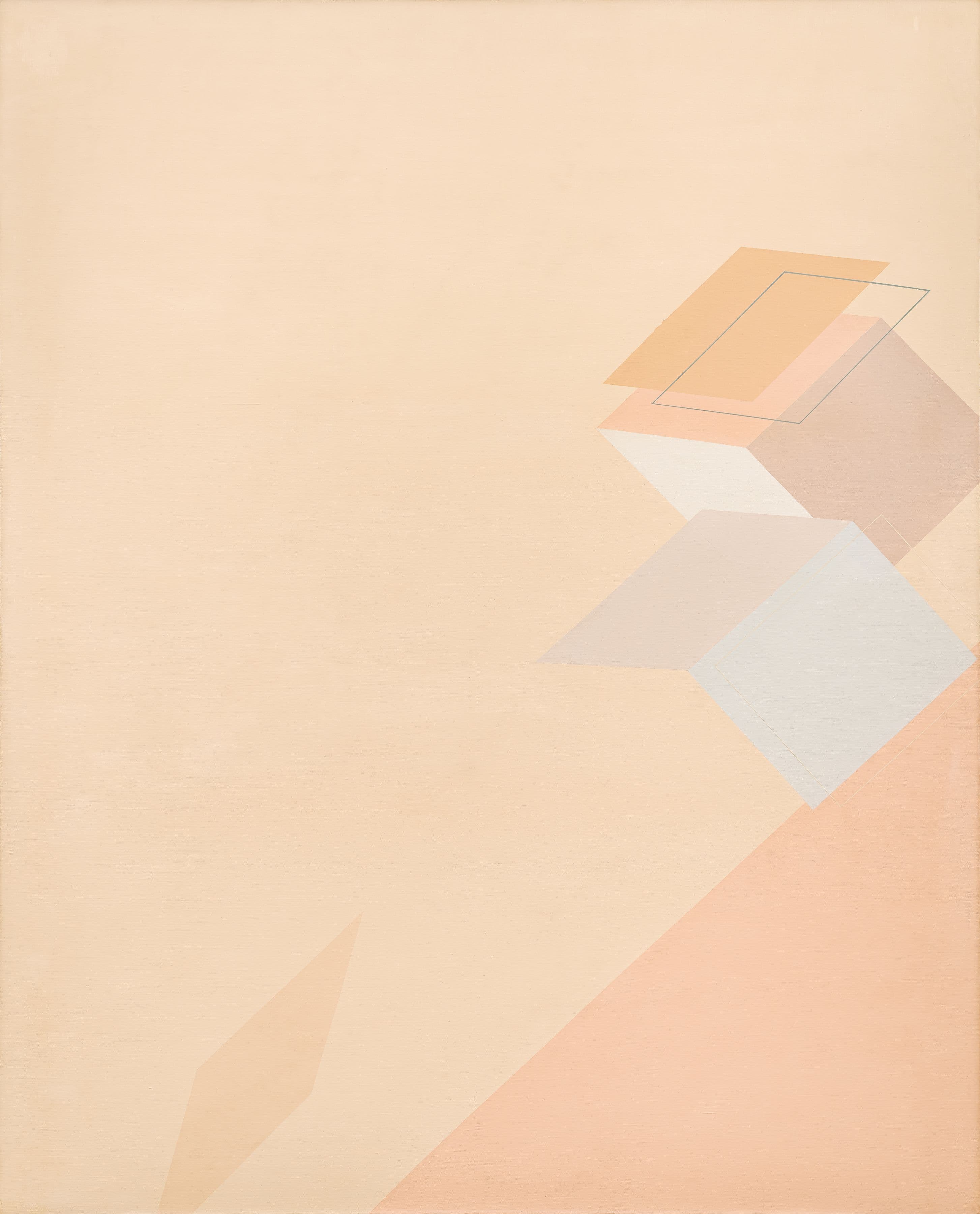 Suh Seung-Won. Simultaneity 77-56, 1977, Oil on canvas, 162 x 130 cm. Courtesy of the artist & PKM Gallery.