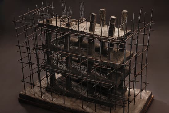 이찬주 빌딩 1000 100, 시멘트,혼합재료, 90x44x67cm, 2013