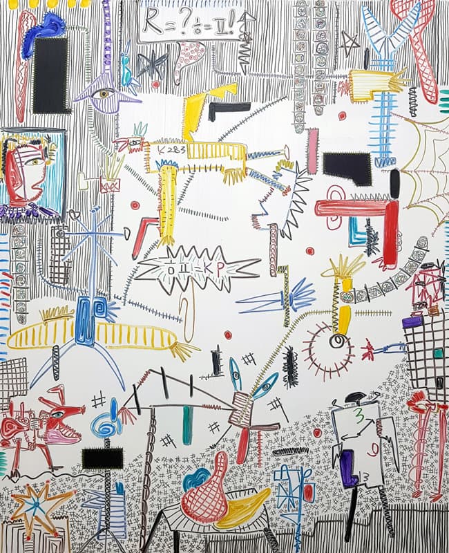 최울가, White Series [Brooklyn-013] 121.92x152.4cm, Oil on canvas, 2019