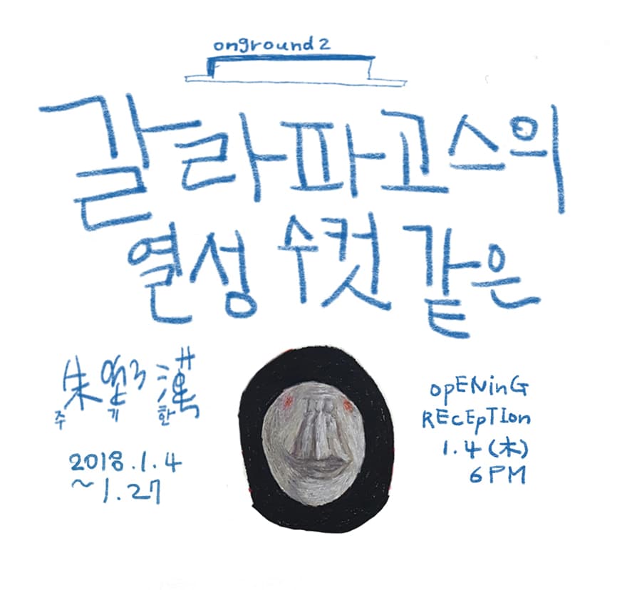 주기한 개인전 : 갈라파고스의 열성 수컷 같은 1