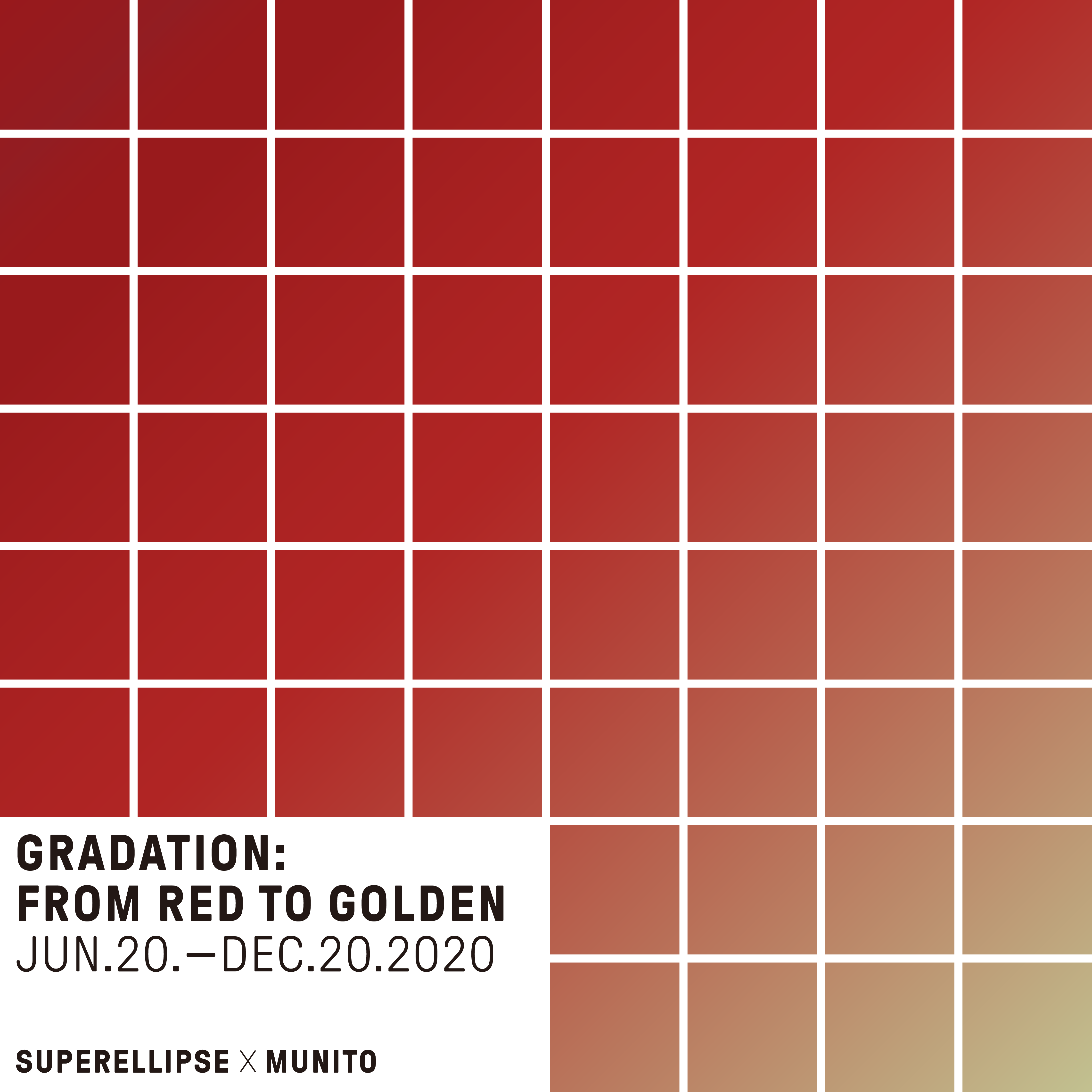 그라데이션: 붉은색에서 금빛으로 Gradation: From Red to Golden 1