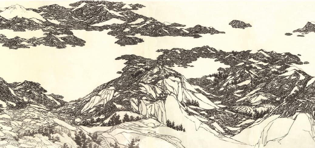 윤영경, 와유진경 臥遊眞景 – 끝없는 산과 강 그 사이에 노닐다