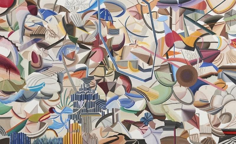 우태경_p.p 23_80.3x130cm_oil and digital print on canvas_2017