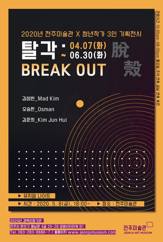 탈각:breack out 1