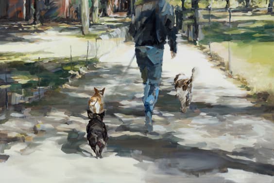 Central Park 4, Oil on canvas, 130.3x193.9cm, 2016
