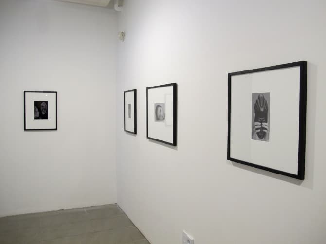 Installation View of Noire et Blanche,Sascha Pohle Solo Exhibition, Corner Art Space