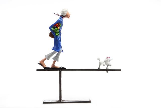 나른한 오후 lazy afternoon, 60.11.69cm, acrylic on bronze, 2015