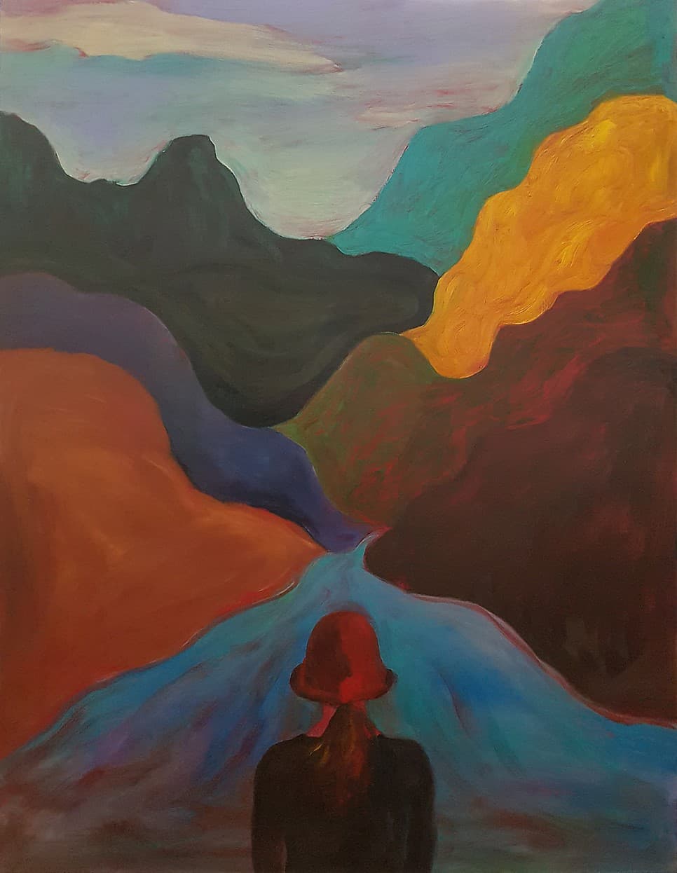 변경희, 슬픔아, 안녕! 72.7×90.9cm_oil on canvas 2017