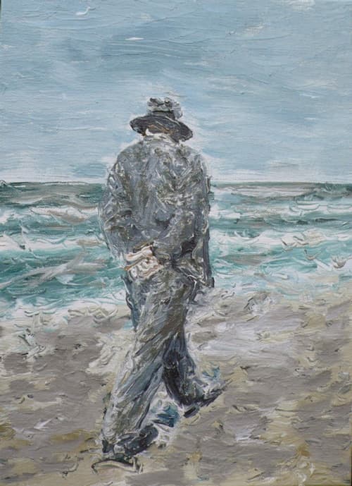 김지원_M.B. 캔버스에 유화, 34x24cm, 2014