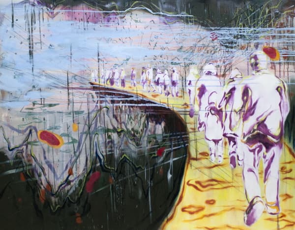 Mixed space1, oil on canvas, 116.9x91.0cm, 2016