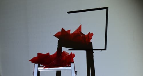 Schatten 변형크기, 사다리오브제, 2015