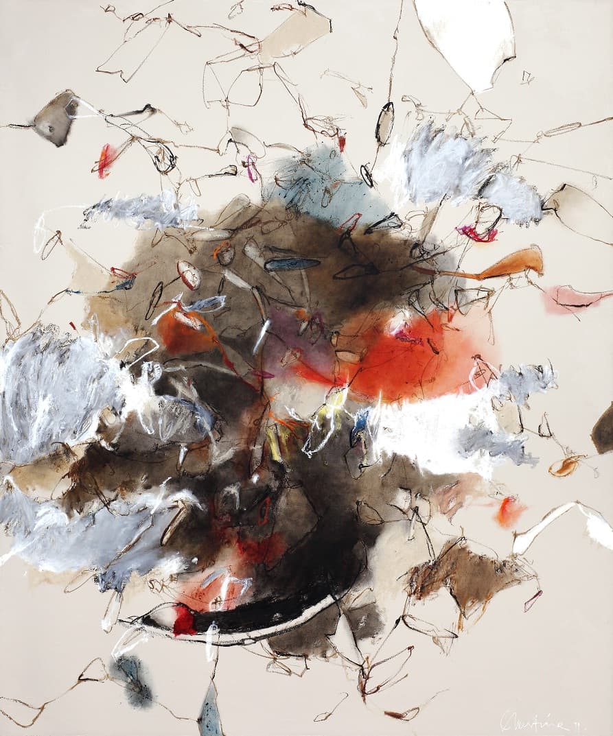 The Beginning of the Circles, 2011 Oil on canvas 150 x 125cm