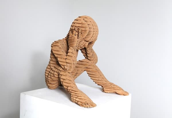 Figure, MDF Panel, 40cmx36cmx42cm, 2015