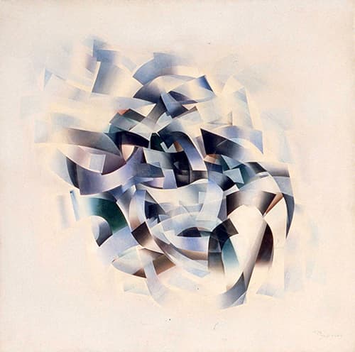 우제길, Rhythm73-2A Oil on canvas, 145.5x145.5cm, 1973