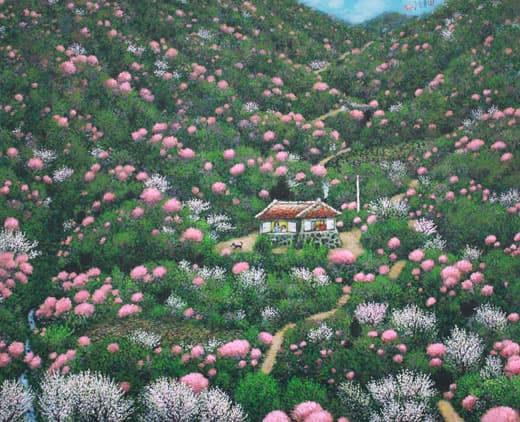이광택, 봄이 오다 , Oil on canvas, 65.1x53.0cm, 2018