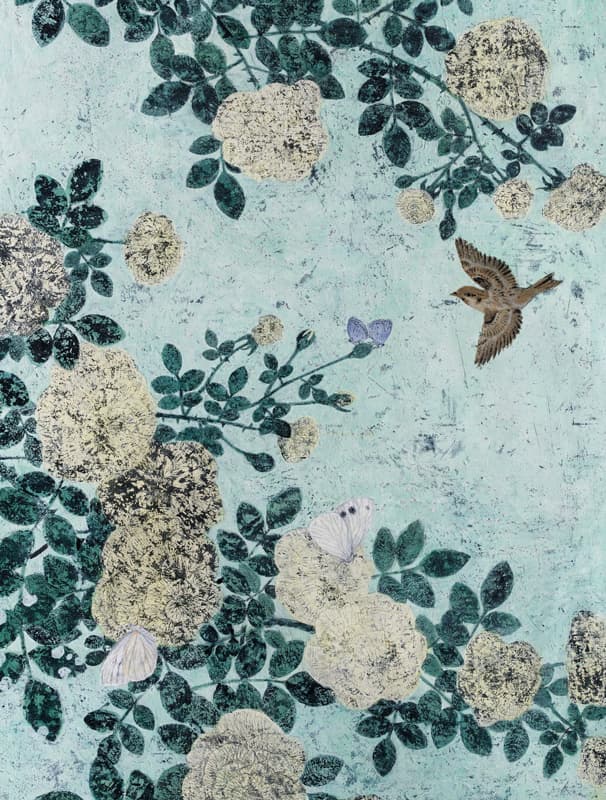 문성식 <그냥 삶> 2019 캔버스에 혼합재료 309 x 175 cm (detail) Courtesy of the artist and Kukje Gallery 사진: 박동석 이미지 제공: 국제갤러리