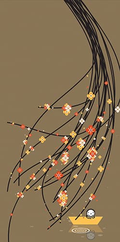 Kisoo Kwon Weeping Willow (능수버들)-Bronze 2016, acrylic on canvas on board, 220x110cm