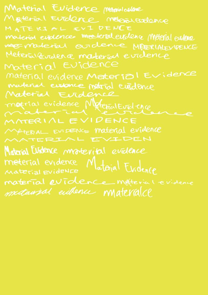 NNK(윤태웅) 개인전 : Material Evidence 1