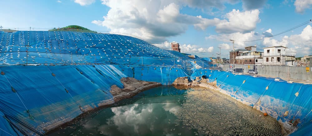The green pond 2, Pigment print, 70ⅹ160cm, 2009 ⓒ금혜원