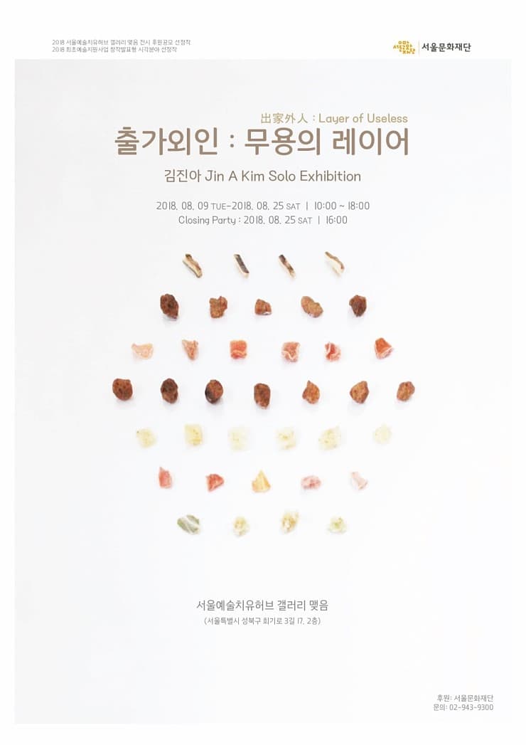 김진아 개인전 - 출가외인 : 무용의 레이어 1