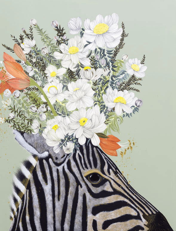 황나현, 보이니 들리니 116x91cm 캔버스 위에 혼합재료 2016