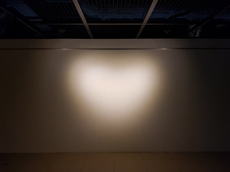 황종현, <LOVE>, Light, 230cm×230cm, 2017