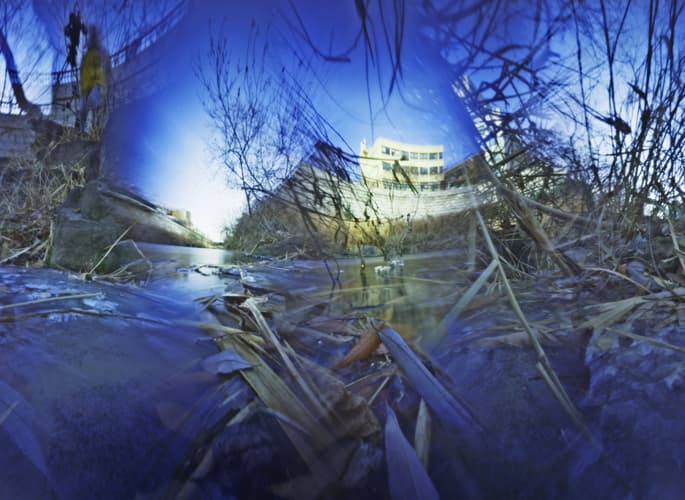 주도양, Hexapoda VI, C-Print, Kodak E100G, Handmade pinhole camera, 72x100cm, 2016