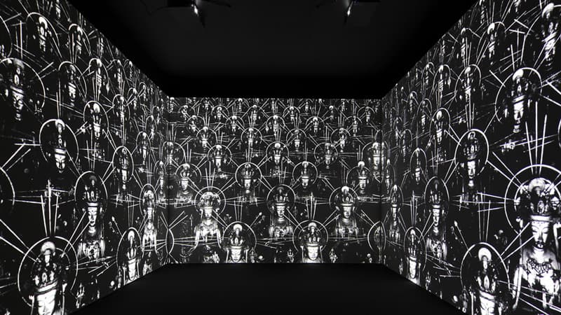 부처의 바다 001 Sea of Buddhas 001, 1995   젤라틴 실버 프린트 Gelatin silver print, 111.9×149.2cm   Private Collection, ⓒ Hiroshi Sugimoto