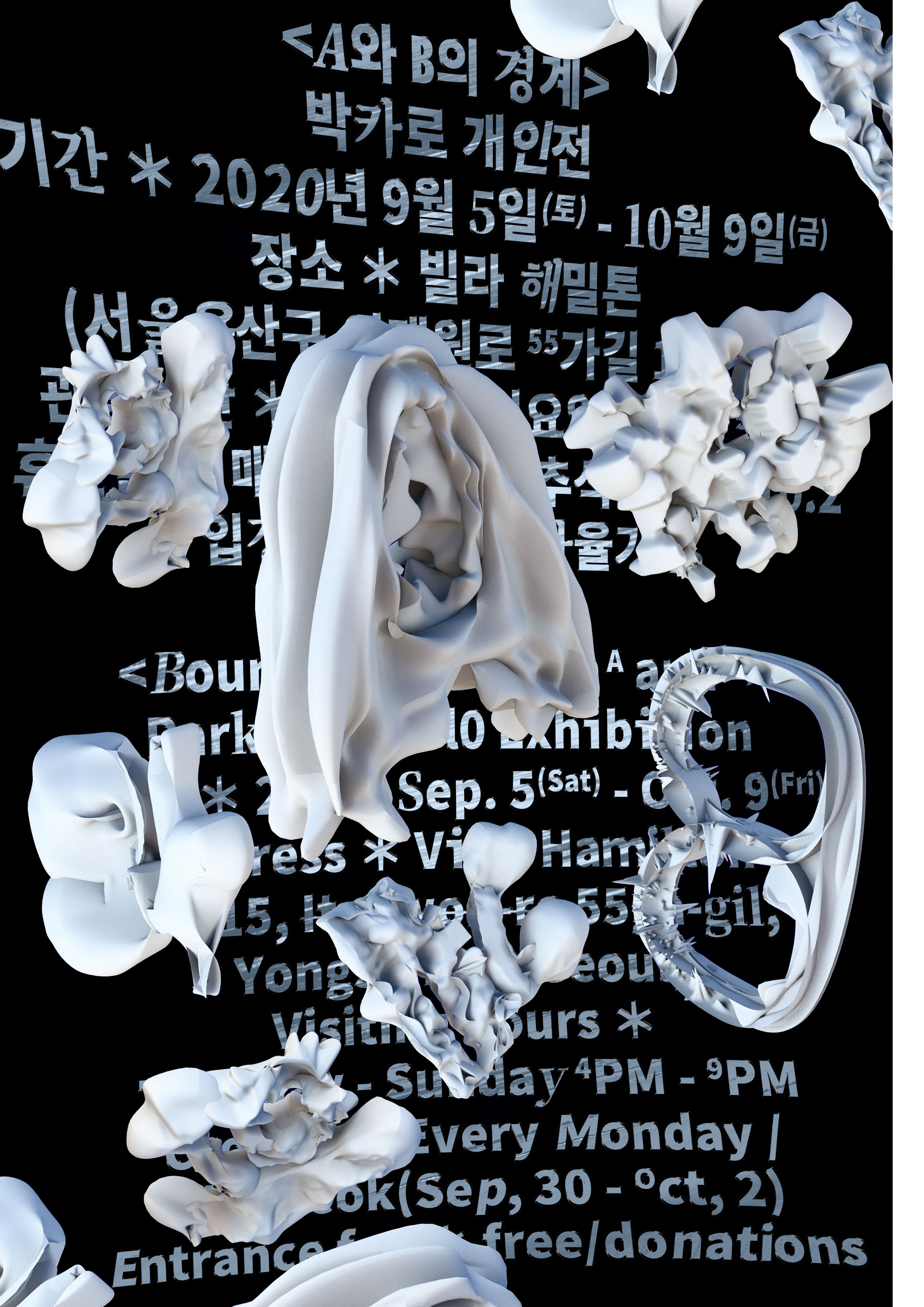 박카로 개인전 : A와 B의 경계 1