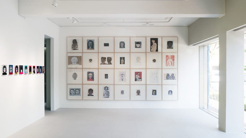 Installation View of 'Portraits by Kim Chong Hak'