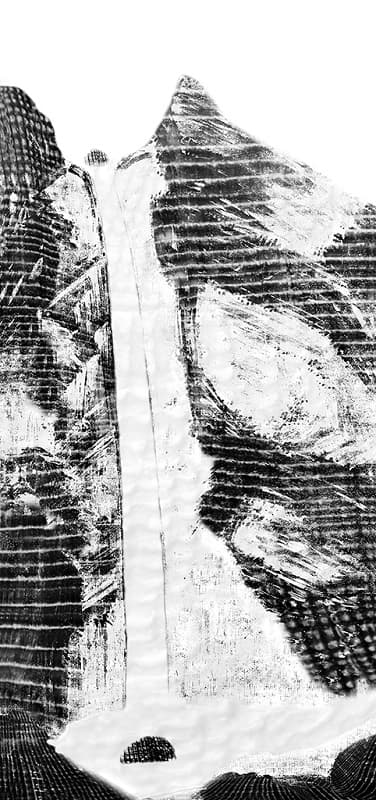 김규영, MMW no.1 inkjet print on Hanji 100x47cm, 2014