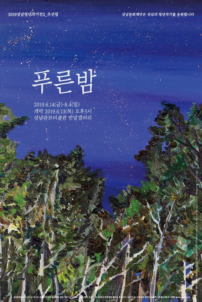 주선영 : 푸른밤 1