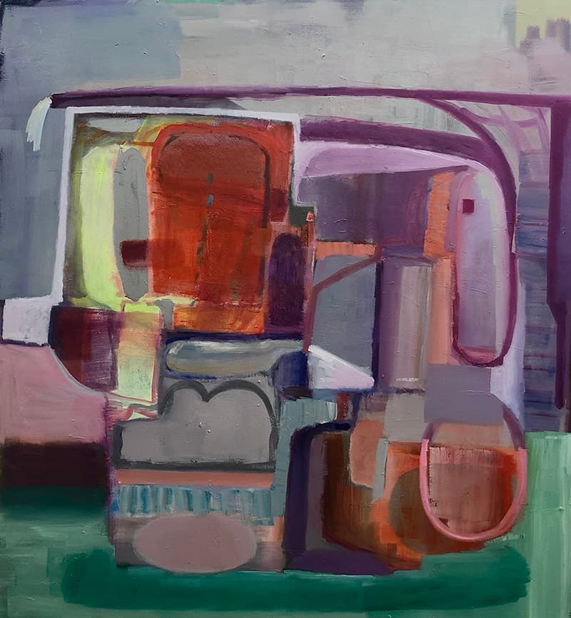 Heads,120x110cm, oil on canvas, 2020