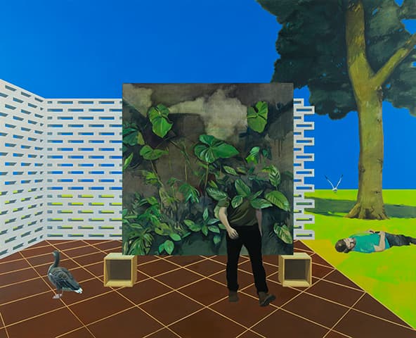 채지민, 아무 것도 일어나지 않은 Nothing Happened, 2017, Oil on canvas, 130.3 x 162.2 cm