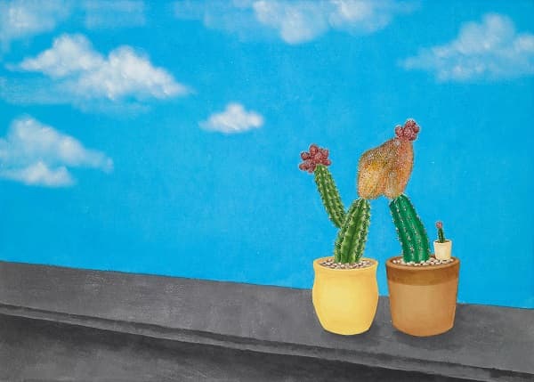 그렇게 좋니 65x91cm 장지에 채색 2016