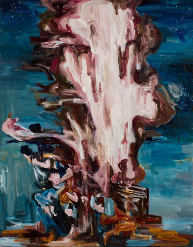 전혜림, 밤,  oil on canvas  116.5×90.5㎝  2017