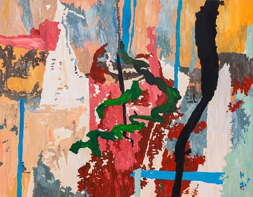 노상호, Magic Wand, 2017 캔버스에 과슈 91 x 116cm