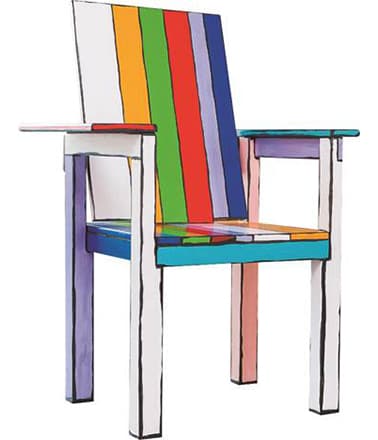 이상하, 몬드리안을 위한 자리, 2016, Mixed Media, 101x69x58cm