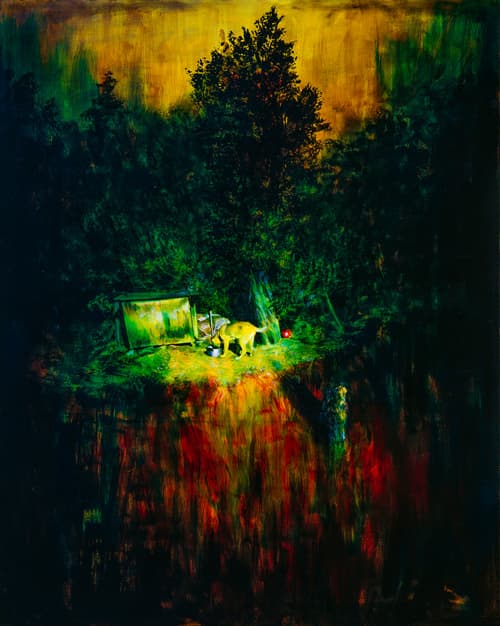 공성훈, 개, 2008, 캔버스에 아크릴릭, 227.1x181.8cm