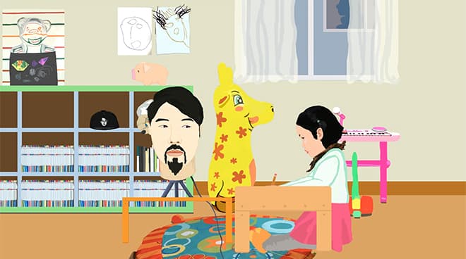 최성록, The Android Daddy, 2015, HD 2D animation, color, sound, 스틸컷