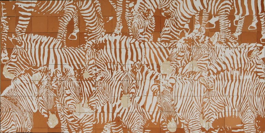 자연율(自然律)_161×81cm, mixed media, 2015