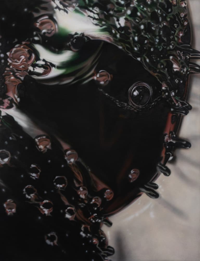 Bang Soyun_Another me broken into scales, 2024, acrylic on canvas, 165 x 127.5cm