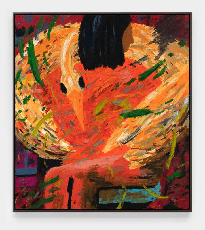 Joshua Nathanson, The Swan, 2019, Oil on wood panel, 60h x 53w in (152.40h x 134.62w cm)