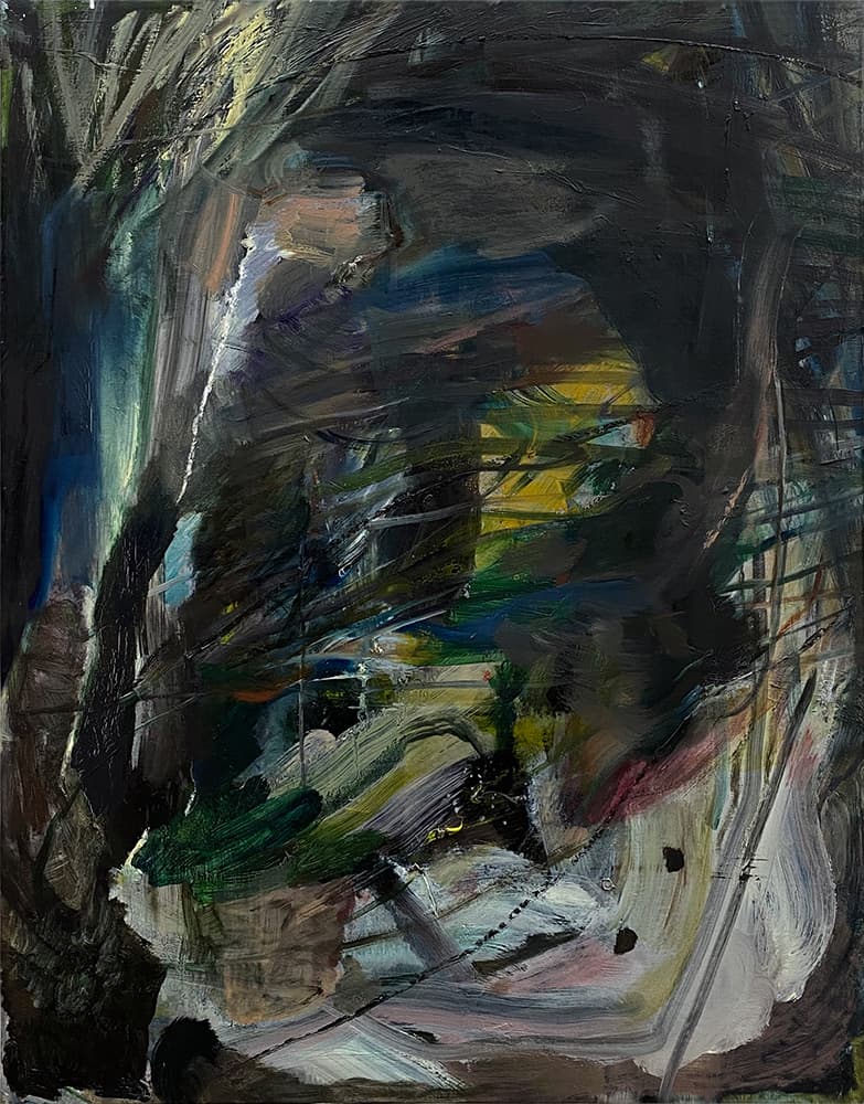 Insomnia/ 불면증, 76x60 cm, oil on canvas, 2022