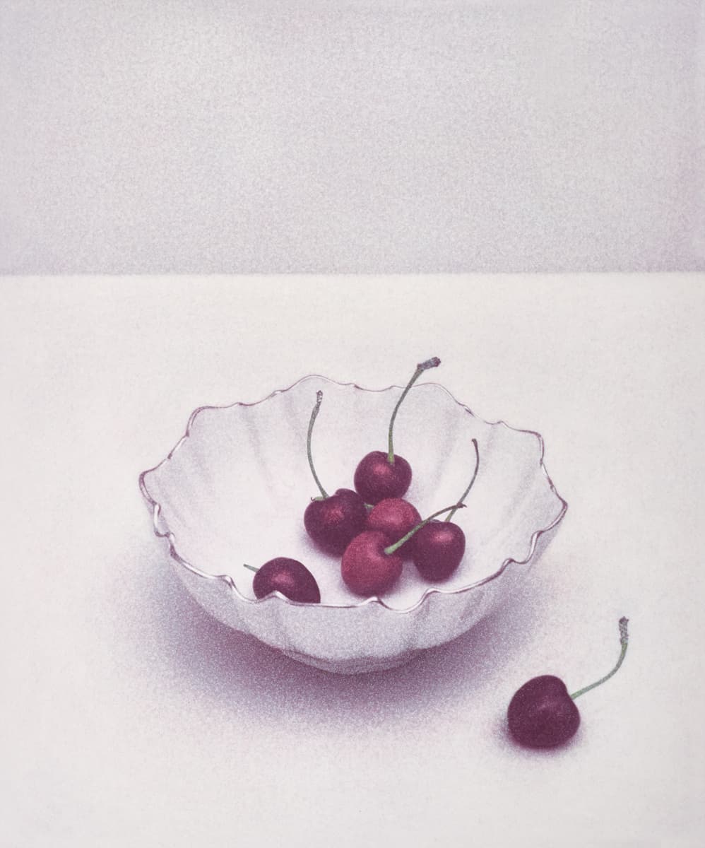 김수강, Fruits and Grains_cherries, 2018, gum bichromate print