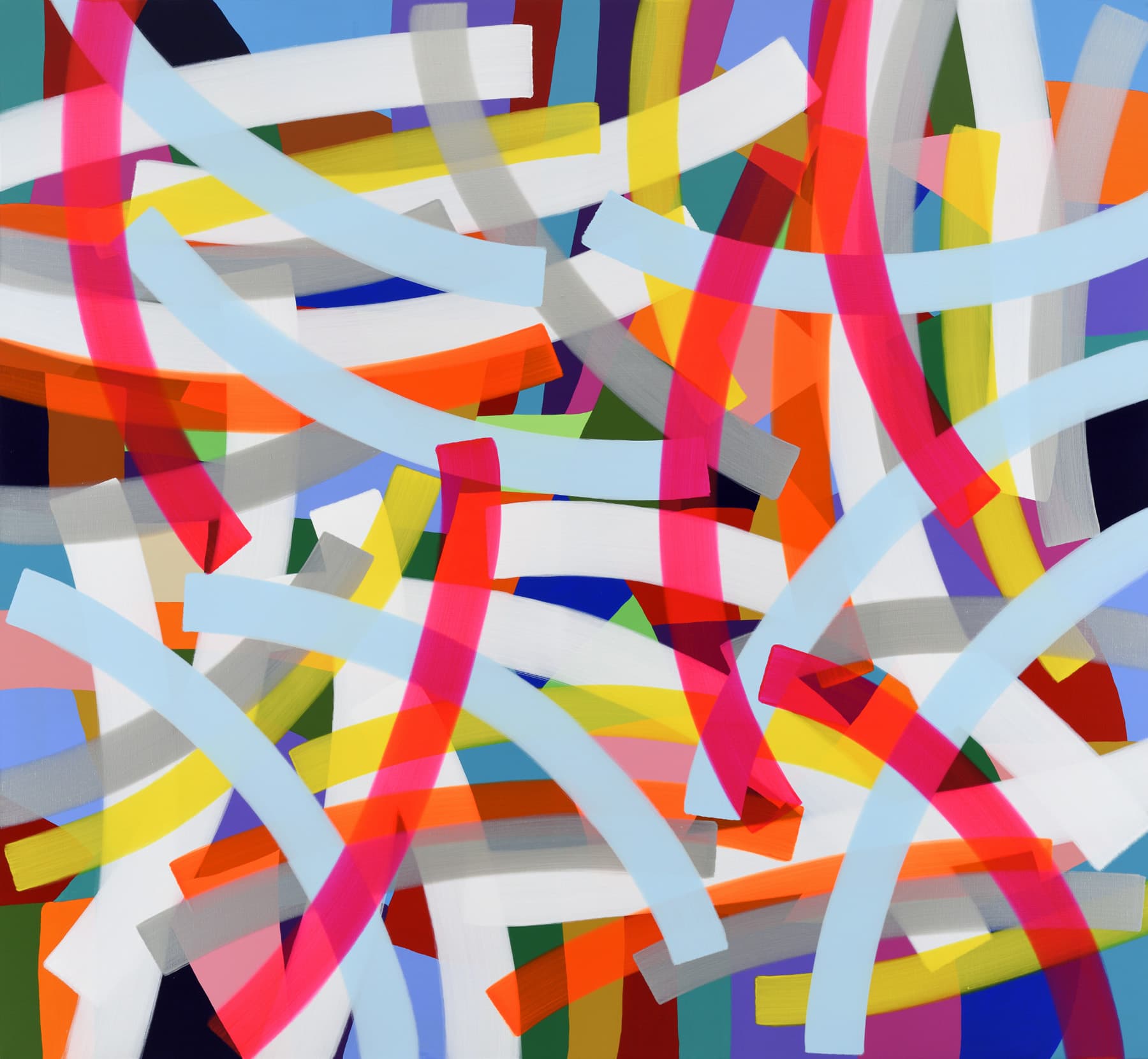 하태임, Un Passage No.171001, 2016-2017, Acrylic on, Canvas, 230x250cm