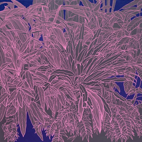 하상림, UNTITLED-PG1711, 130x130cm, Acrylic on Canvas , 2017