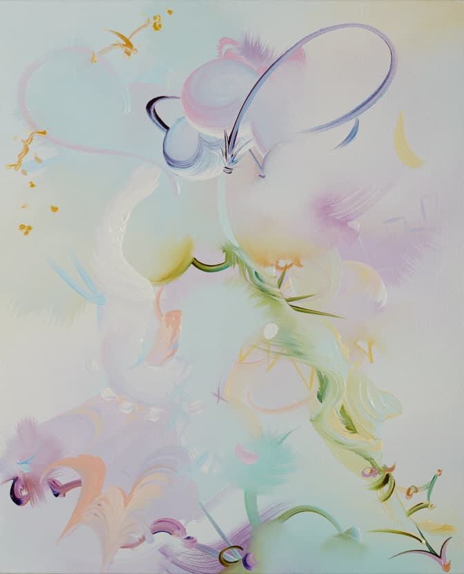 피오나 래, 촉촉한 유리, 2018, 캔버스에 유채, 61x49.5cm