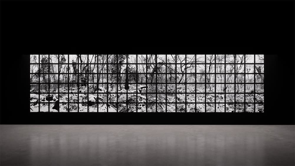 곶자왈 프로젝트 73-216, 한지에 목판화, 400x400mm, 144개, 2021