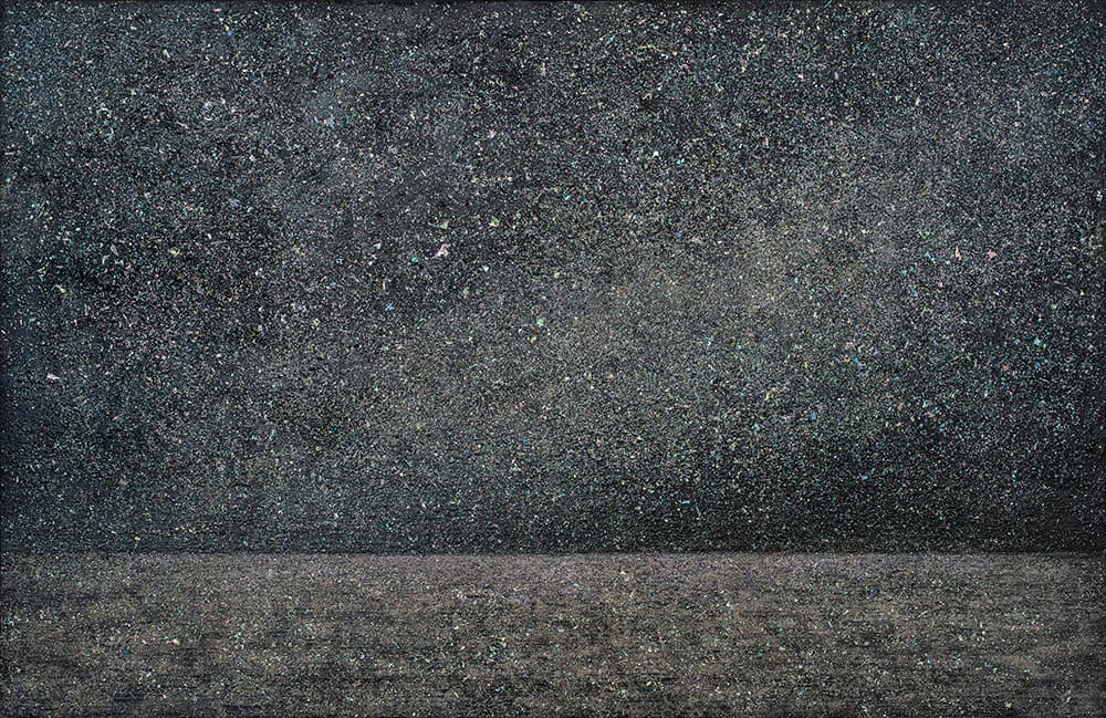 玄-Ocean Rhapsody, 130x200cm, Mixed media(mother of pearl) on wood, 2022